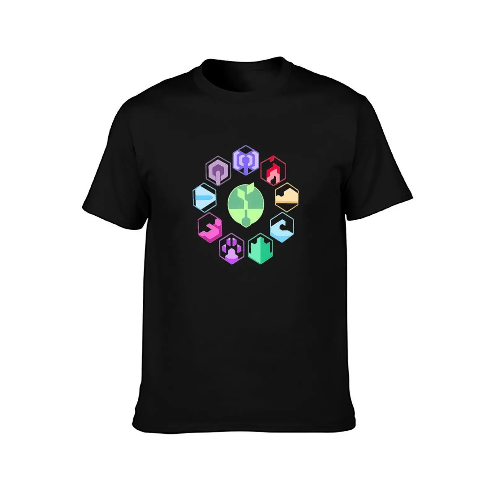 Horizon Zero T-Shirt, Summer Casual Cotton Tee, Oversized Streetwear Tops, Vintage Graphic Print, Loose Fit Short Sleeve