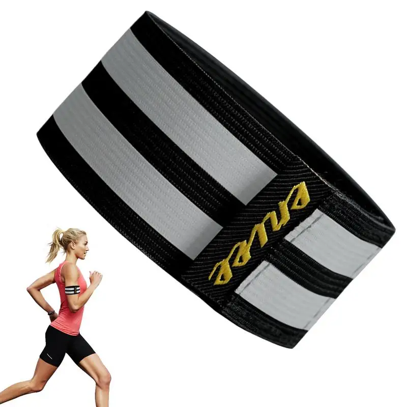 Reflective Bands Elastic Armband Ankle Leg Straps Safety Reflector Tape Straps High Visibility Reflective Night Running Gear