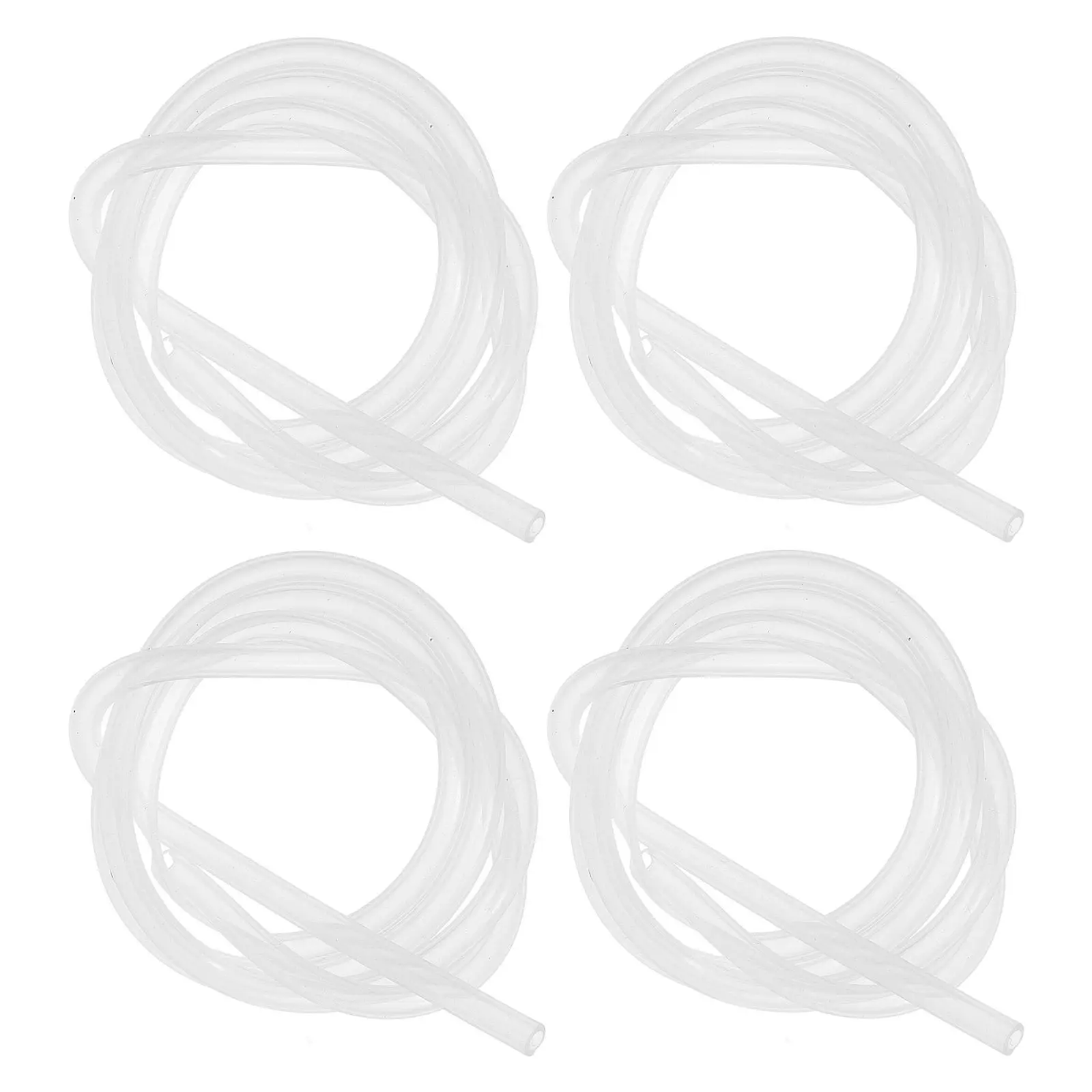 

Набор из 4 силиконовых трубок для молокоотсоса: многоразовые, мягкие, безопасные, гигиеничные, герметичные, для мам