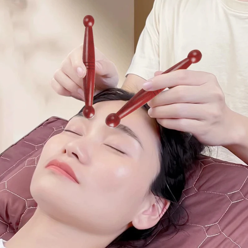 

NEW Wooden Muscle Roller Stick Acupoint Points Massager Deep Tissue Fascia Massager Foot Back Body Therapy Massage Tools