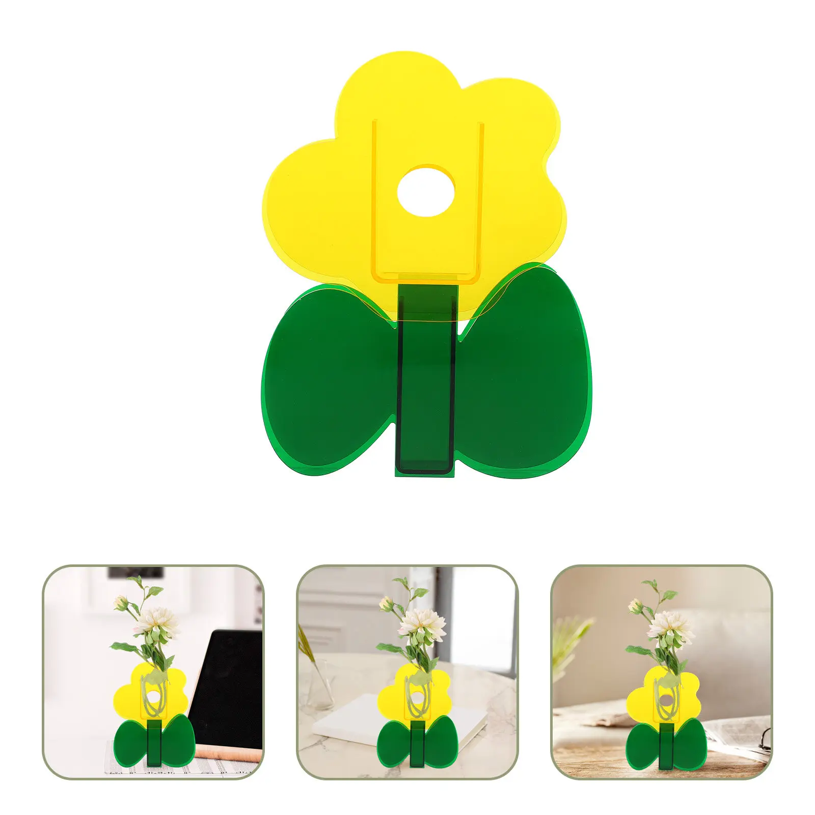 

Набор акриловых ваз в форме цветка: уникальный, реалистичный дизайн для живых и сухих цветочных композиций, декор для свадьбы, дома, рабочего стола