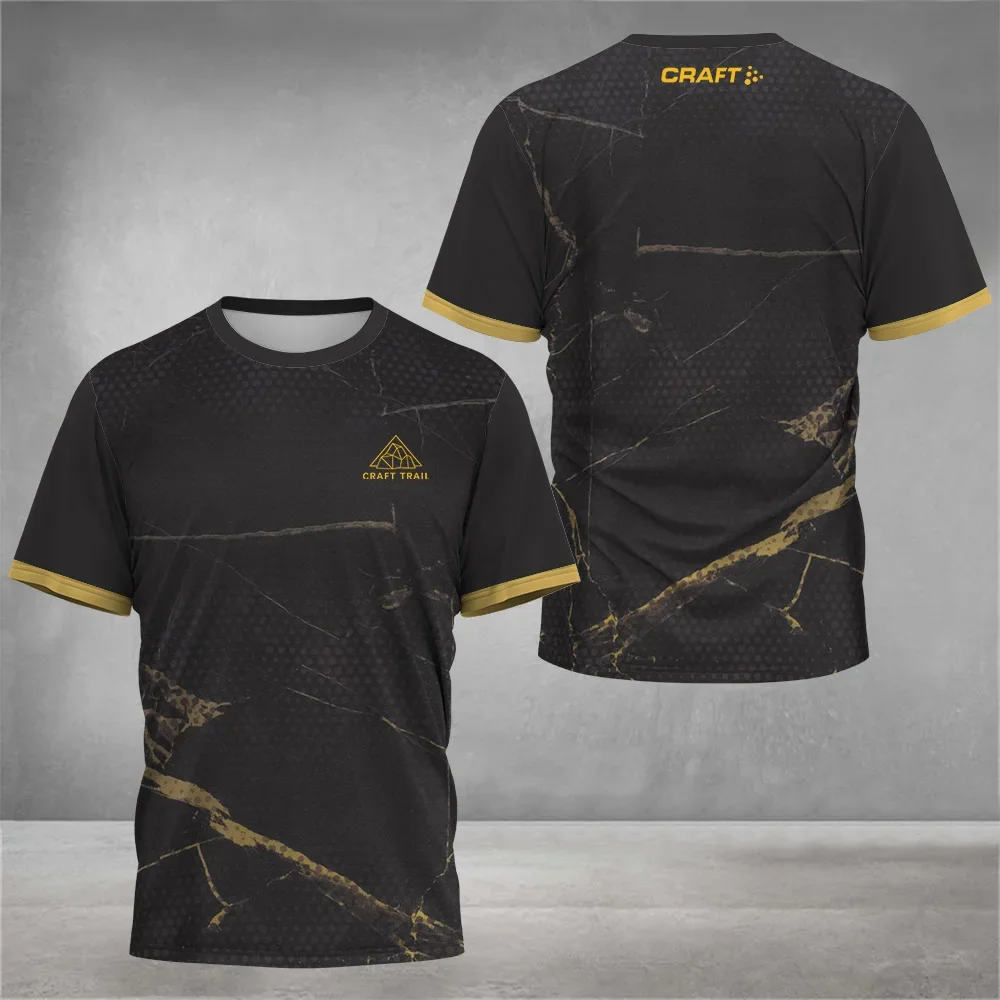 

2025 Summer Quick Dry Tennis Badminton T-Shirt Fashion Men's Crew Neck Short Sleeve Top Sweat-Wicking Sports T-Shirts Clothing