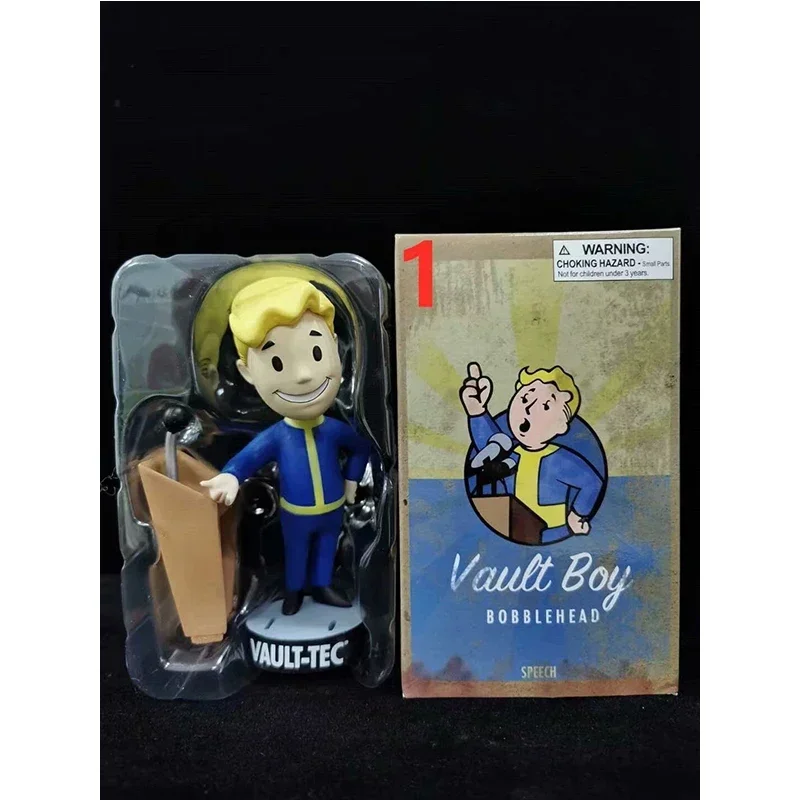 Bandai Wackelkopf Nette Vault Boy Vollen Satz Figur Spielzeug Anime Action Figure Statue Sammlung Modell Puppe Zimmer Ornament Spielzeug Kinder Geschenk 8