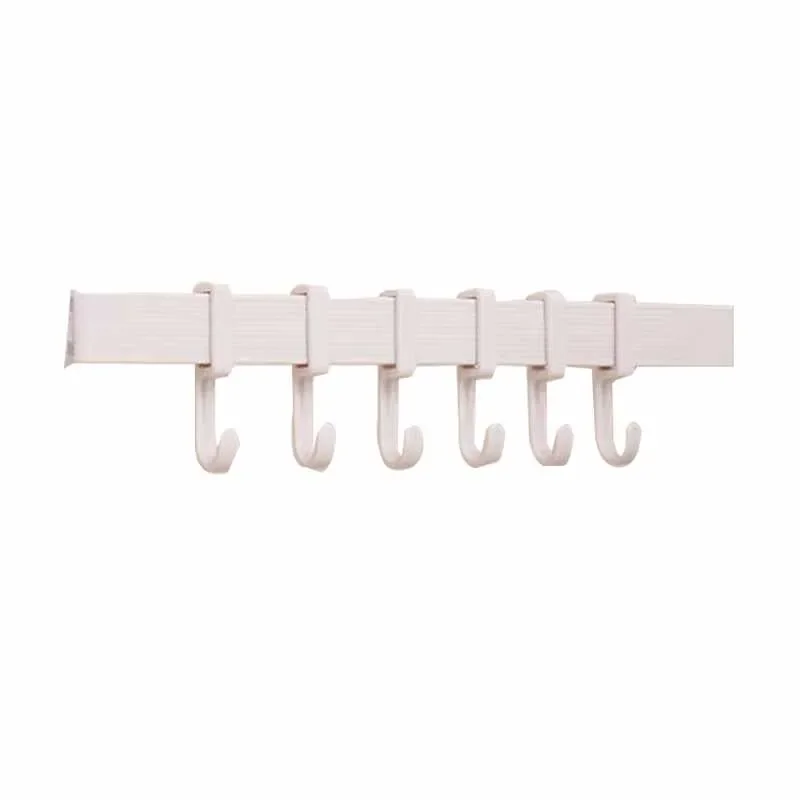 Kitchen Hook Rack No Punching Hanging Rod Rack Strong Adhesive Toilet Wall Clothes Hook Towel Accessories 3 Styles