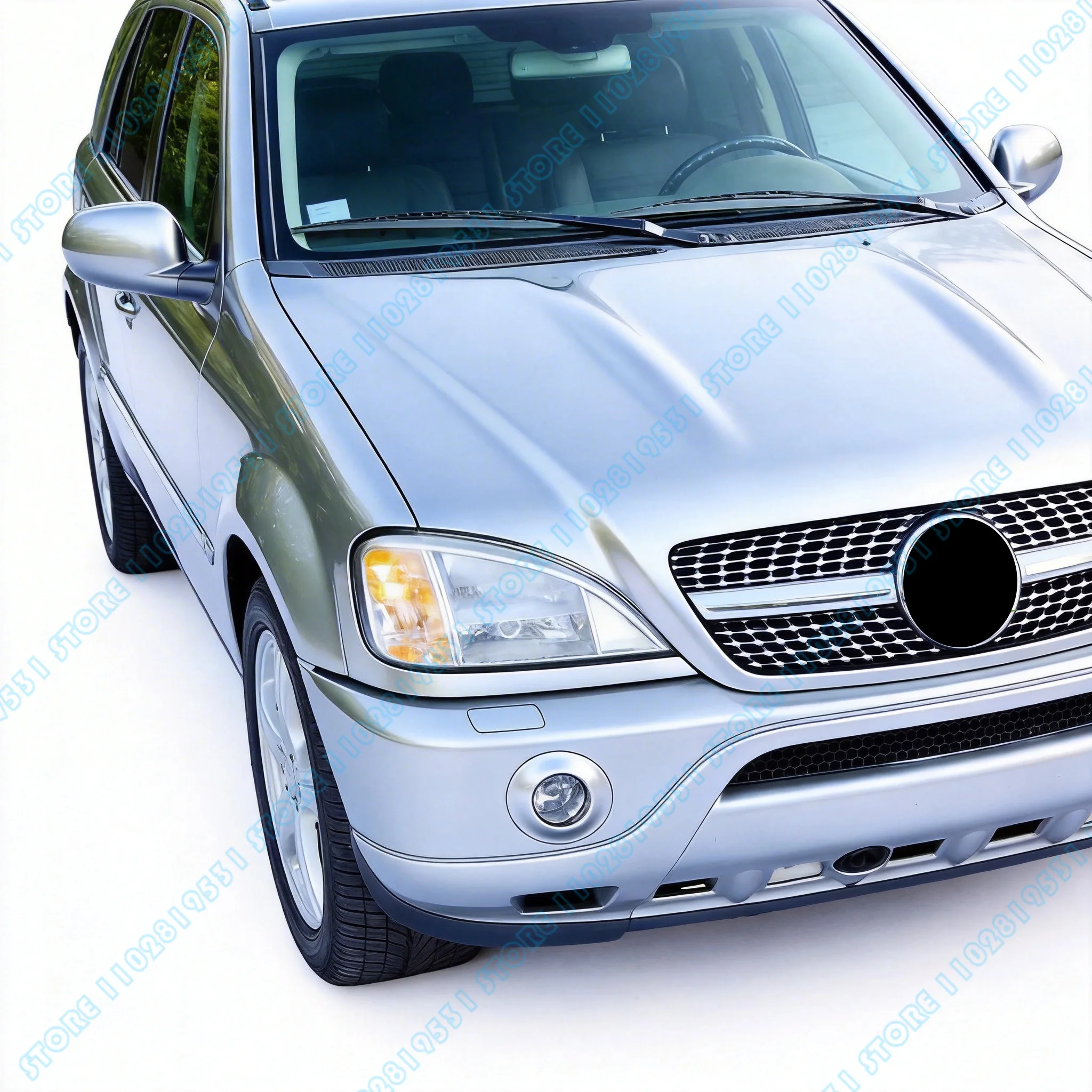 for Mercedes Benz 1998-2004 W163 ML Class Star Style Front Bumper Mesh Grille Radiator ML230 ML270 ML320 ML400 ML430
