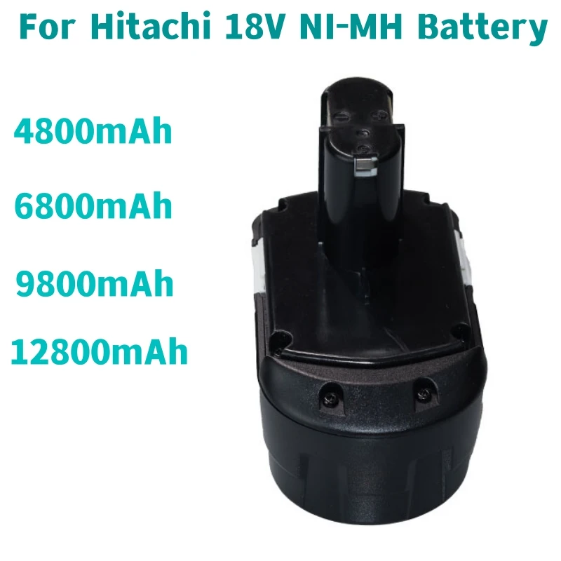 Drill Replacement Tool Battery For Hitachi 18V 4.8/6.8/9.8/12.8Ah Suitable  BCL1815 BCL1830 BCL1840