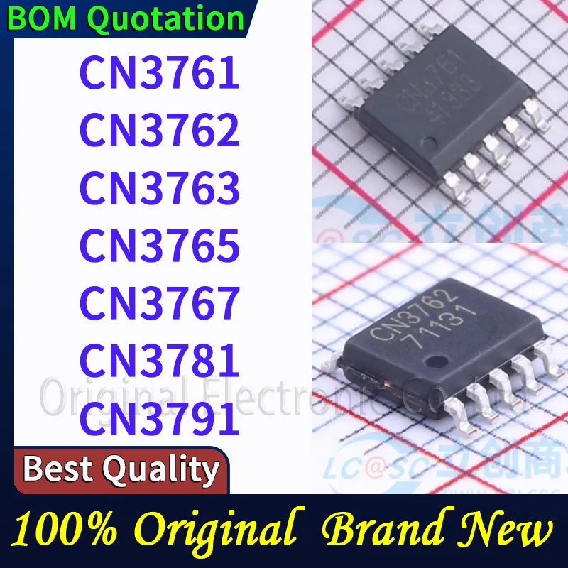 

5 шт./лот CN3761 CN3762 CN3763 CN3765 CN3767 CN3781 CN3791 В наличии Оригинальные высококачественные компоненты