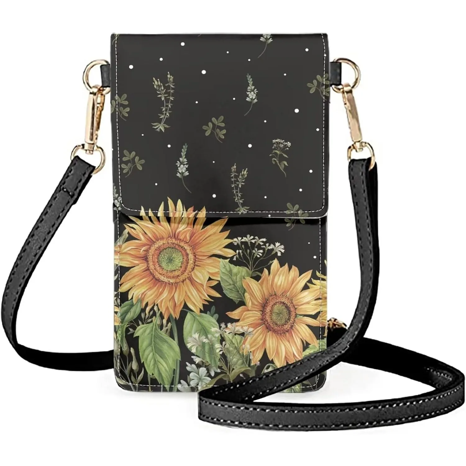 

Кошелек для мобильного телефона через плечо для женщин, мини-сумка для телефона на плечо с двумя открытыми карманами