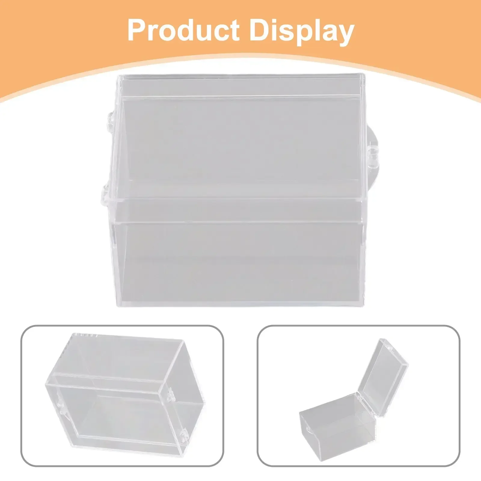 PVC Square Clear Candy Gifts Chocolate Box Car Model Dust Proof Protection Jewelry Display Potato Tomato Storage Container 1pc