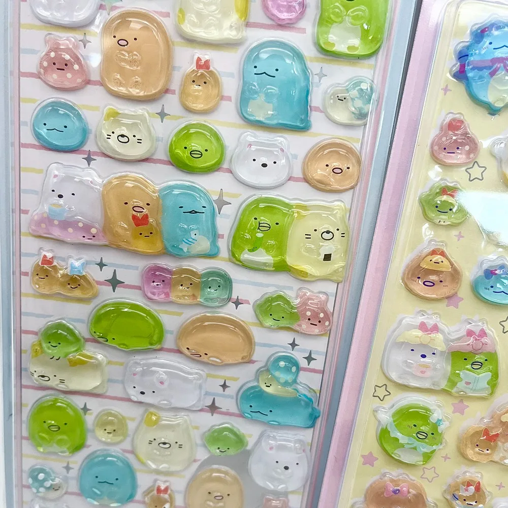 sumikkogurashi すみっコぐらし Stickers Cartoon Creative Peripheral Phone Case Transparent Sticker Friend Birthday Gift