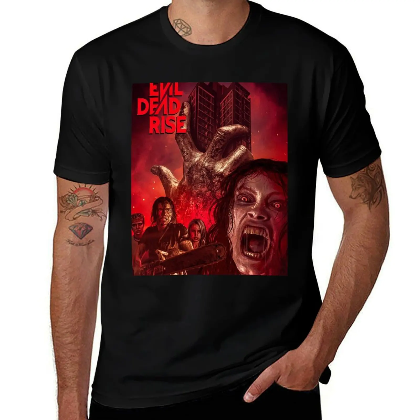 

Evil Dead Rise Flim Shirt Poster 2023 T-Shirt customizeds valentines boutique clothes oversized t shirt cotton t shirt men