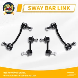 Svenubee 4pcs Front Rear Stabilizer Sway Bar End Links Kit for Hyundai Sonata Azera Kia Amanti 2006 2007 2008 2009 2010 2011