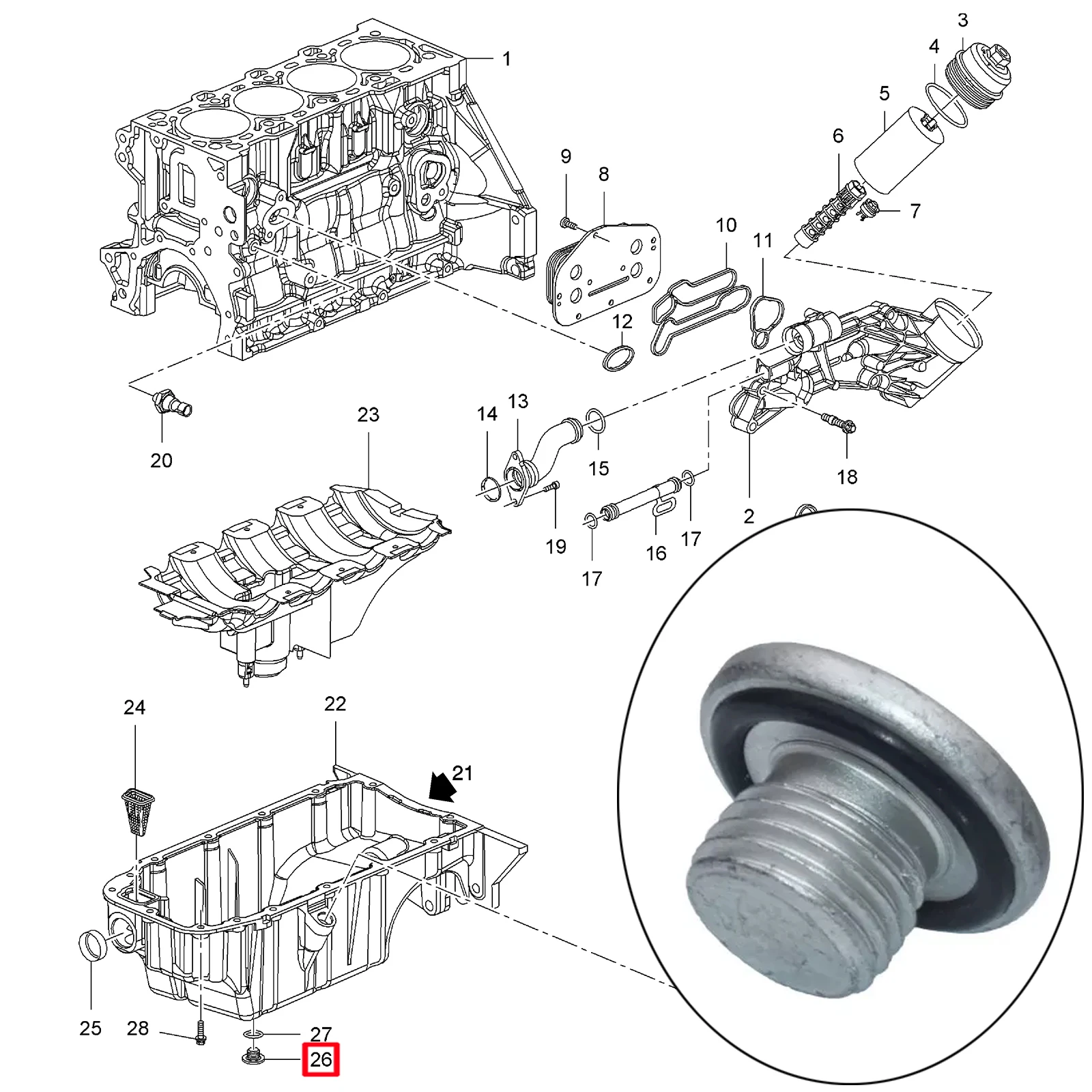 

Engine Oil Drain Sump Plug Bolt Screw For Opel Vauxhall INSIGNIA MERIVA A MOKKA SIGNUM TIGRA TwinTop VECTRA B ZAFIRA TOURER C