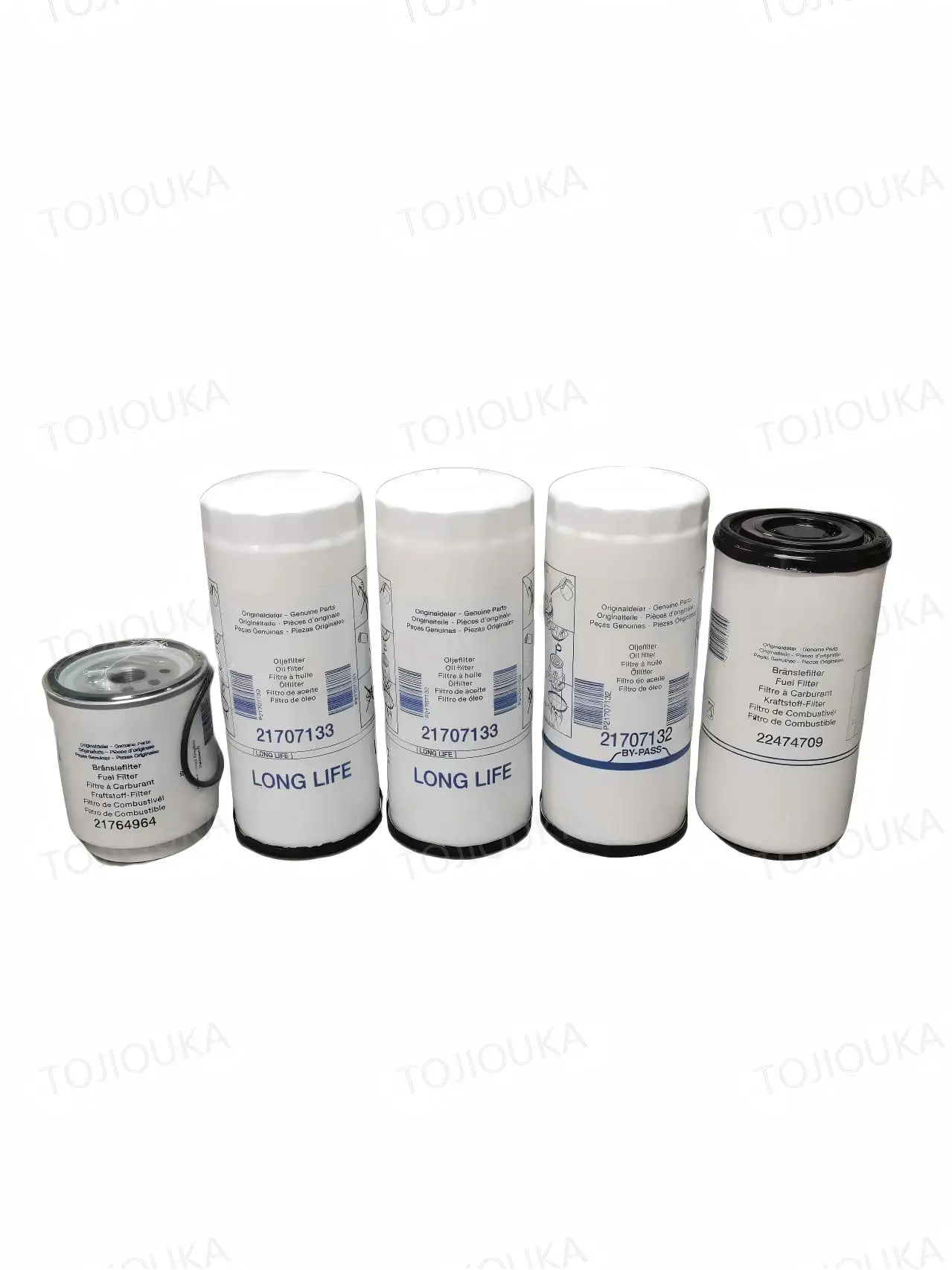 

5Pcs Truck Fuel & Oil Filter Kit Replacement 21380475 21764964 22474709 23856886 23843837 21707133 21707132 23658092
