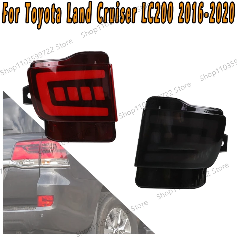 

Для Alma Land Cruiser LC200 2016 2017-2020 светодиодный светильник заднего бампера автомобиля, фонарь заднего хода, стоп-сигнал, сигнальная лампа дальнего света в сборе