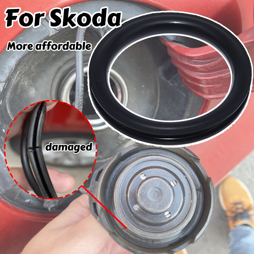 

Tank Cap Seal Fuel Filler Neck Gas Cap Repair O-ring Rubber Gasket Washer For Skoda Citigo FABIA Kamiq Karoq Kodiaq Yeti OCTAVIA