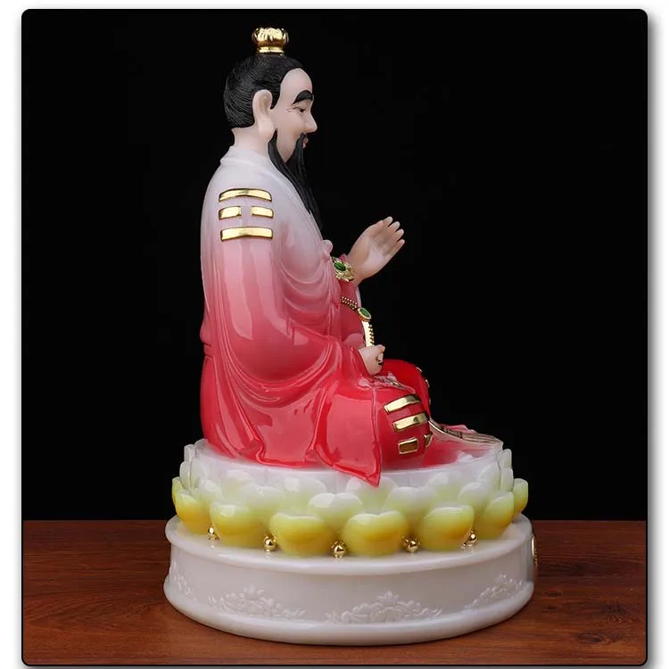 Buddhism Taoism ZU SHI home Patron saint Southeast Asia Propitious Prosperity RUYI TIAN ZUN God BUDDHA jade FENG SHUI statue