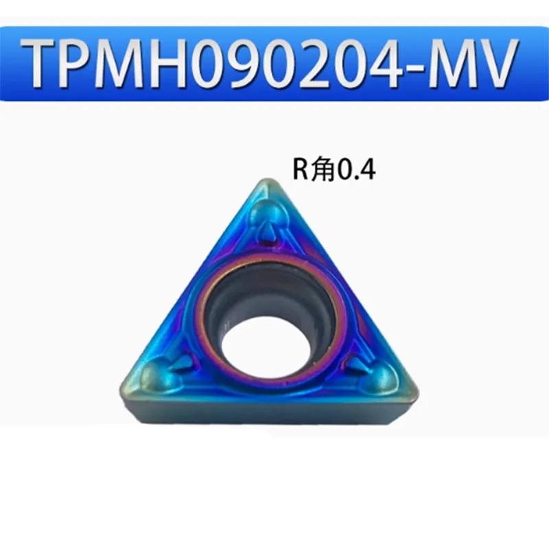 HRC45-55 TPMH090204-MV TPMH 090204 إدراج تحول كربيد CNC قابل للفهرسة من الفولاذ المقاوم للصدأ/الفولاذ المتصلب