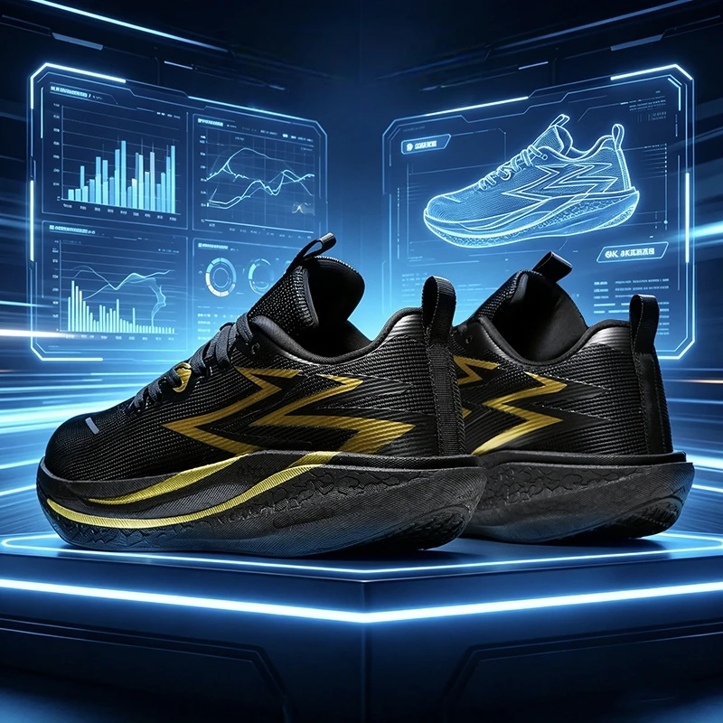 Professional Marathon Carbon Board Running Shoes for Men Anti Slip Thick Sole Tennis Sneakers Breathable Woman Racing Trainers
