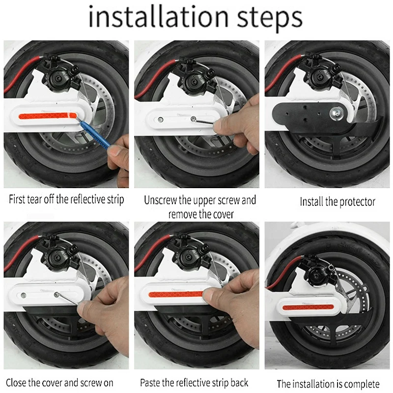 Protezione disco freno protettiva parafanghi staffa parafango per Xiaomi M365 Pro/1S accessori per Scooter elettrici