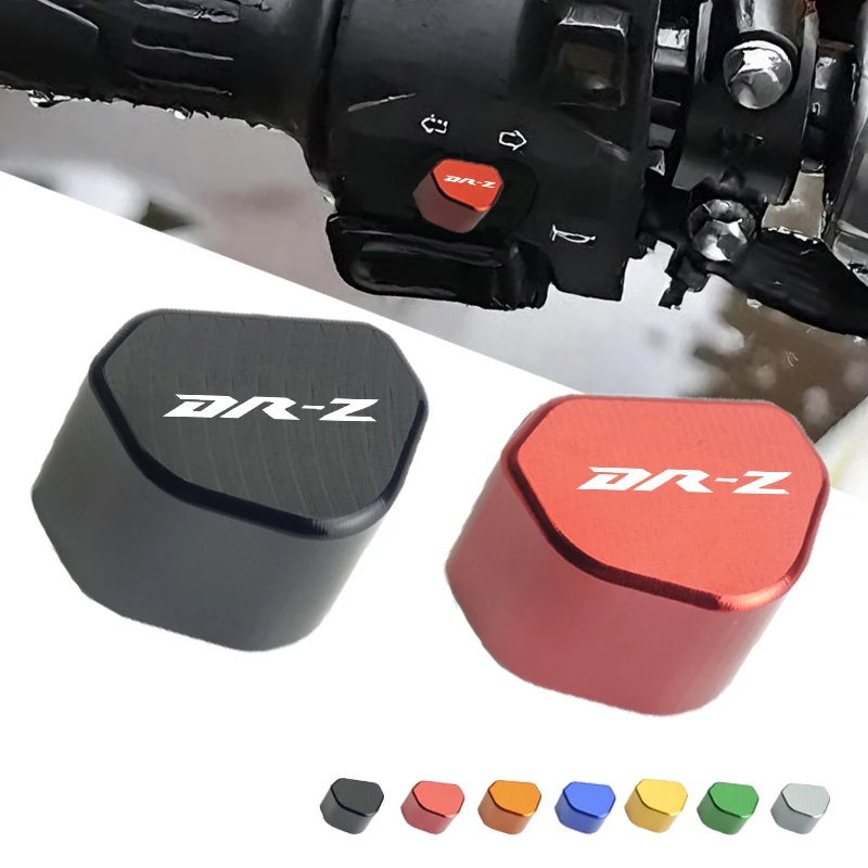 CNC Aluminum Motorcycle Button Turn Signal Switch Key Cap For Suzuki DR-Z DR-Z400SM DRZ 400SM DRZ400 SM 2005-2025 Accessories