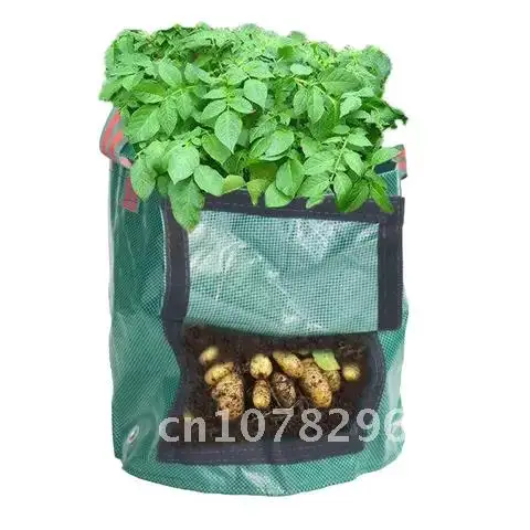 

Potato Planting Container Bag Thicken PE Garden Pot 34x34cm Garden Balcony Vegetables Flowers Grow Bag DIY Cloth Plant Grow Pla