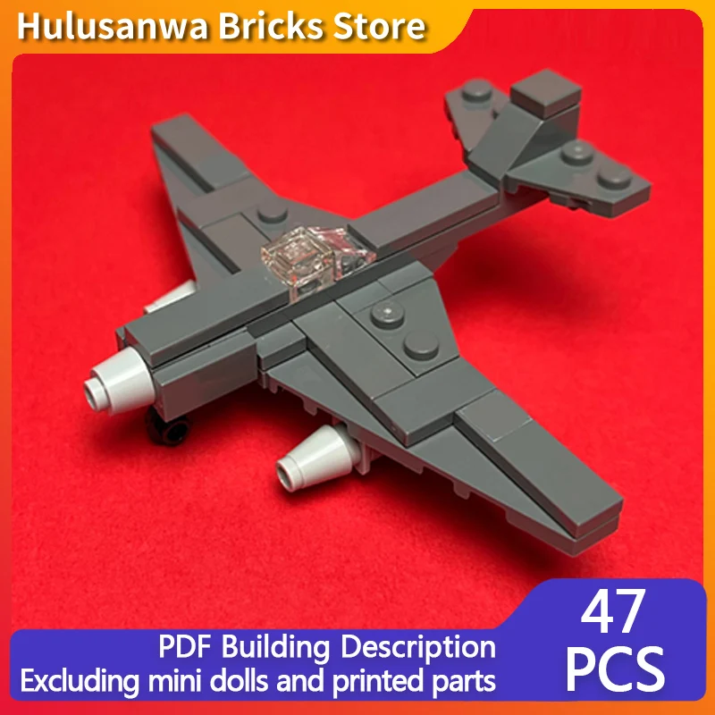 

Me 262 WW2 Military Fighter Jets Model MOC Building Bricks War Equipment Modular Technology Gifts Holiday Assemble Children Toys