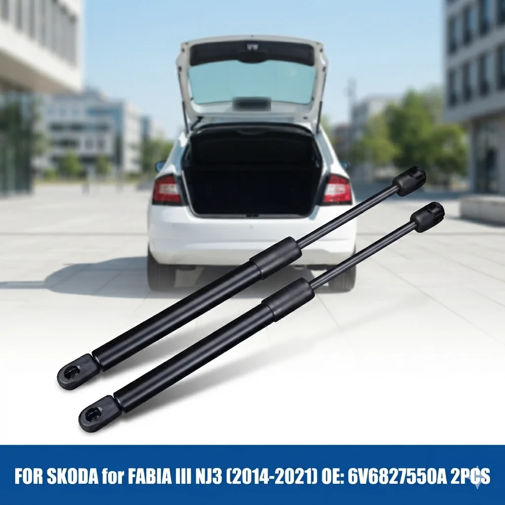 2PCS Auto Rear Tailgate Boot Trunk Gas Spring Struts Accessories For SKODA FABIA III  NJ3 2014-2021 6V6827550A