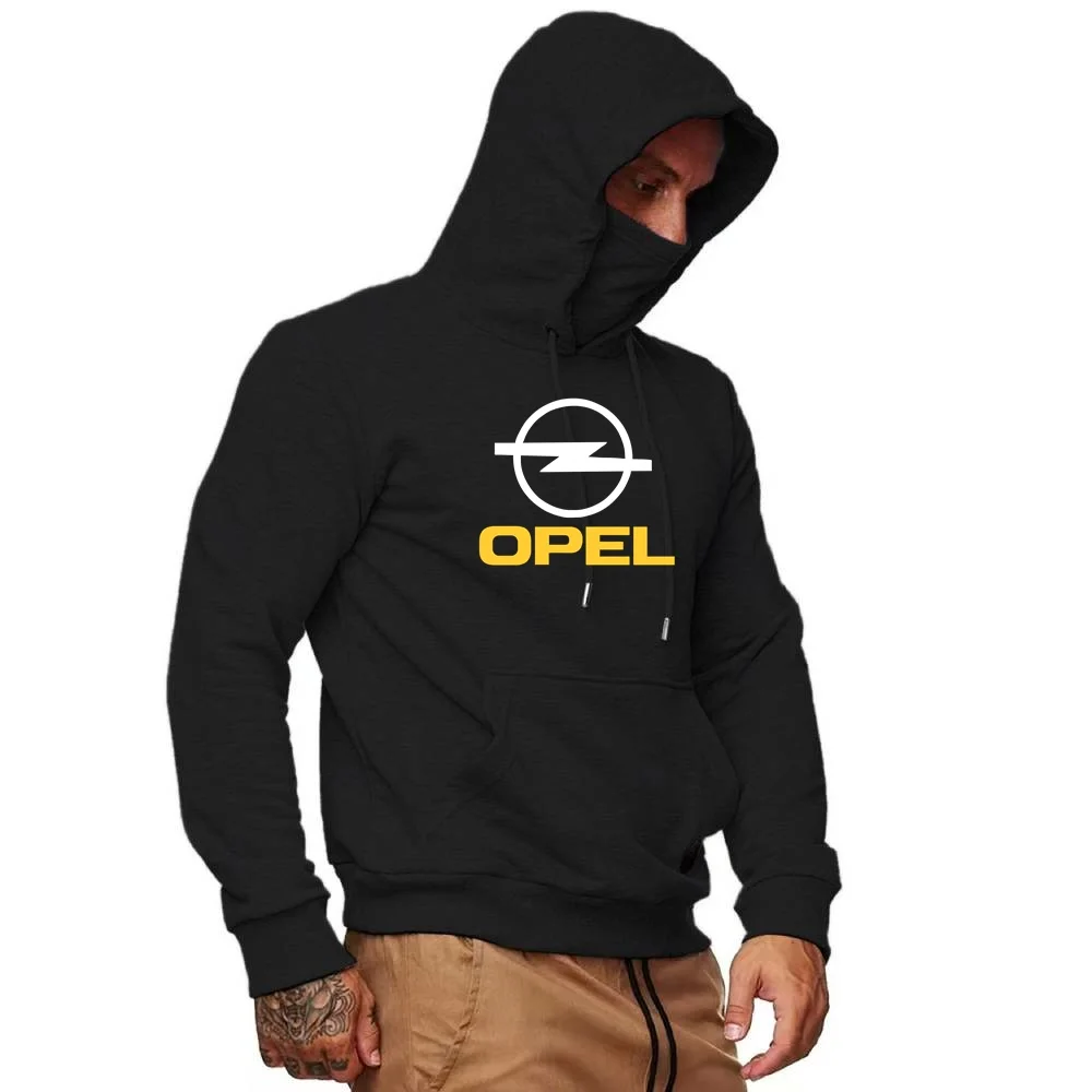 OPEL Auto Hoodies Herren Lose Kapuzenjacke Herbst Winter Langarm Pullover Pullover Jugend Gesichtsmaske Sweatshirt Chic Streetwear