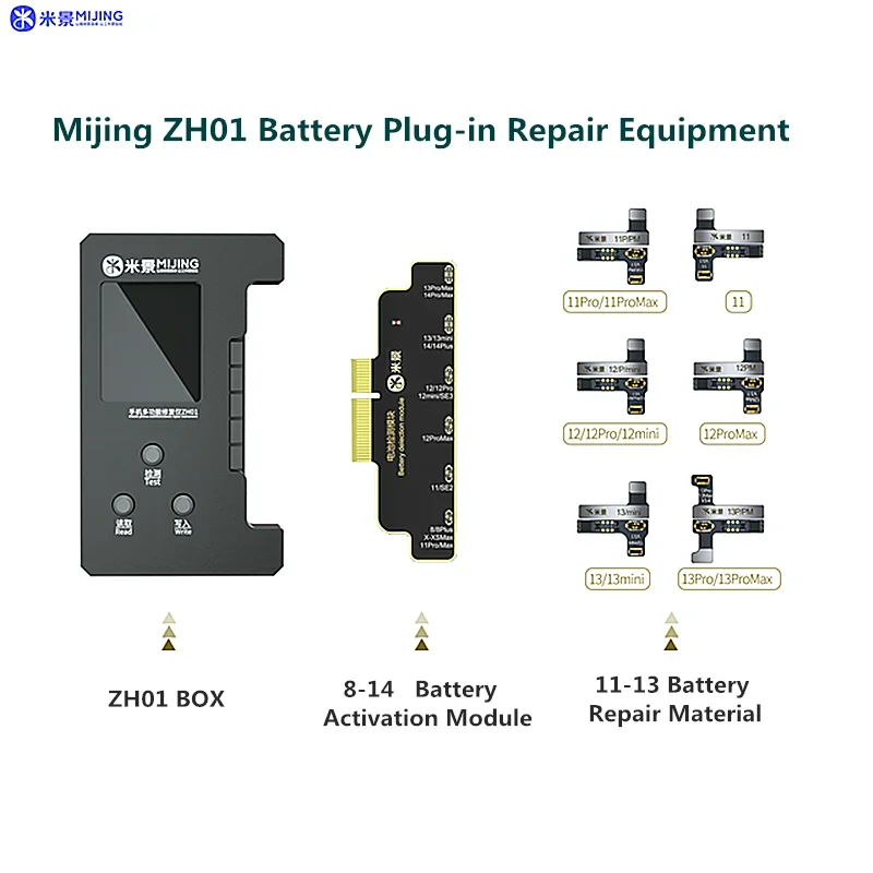 MIJING ZH01 Face ID Repair Dot Matrix Cable for Phone 8-14PM Welding-Free Programmer Battery Data Original Color Repair Board