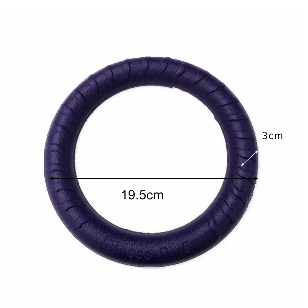 19.5/29cm Dog Toy Ring Floating Pet Chew Toy Bite-resistant Interactive Dog Training Ring Throwing Catching For Outdoor Activity