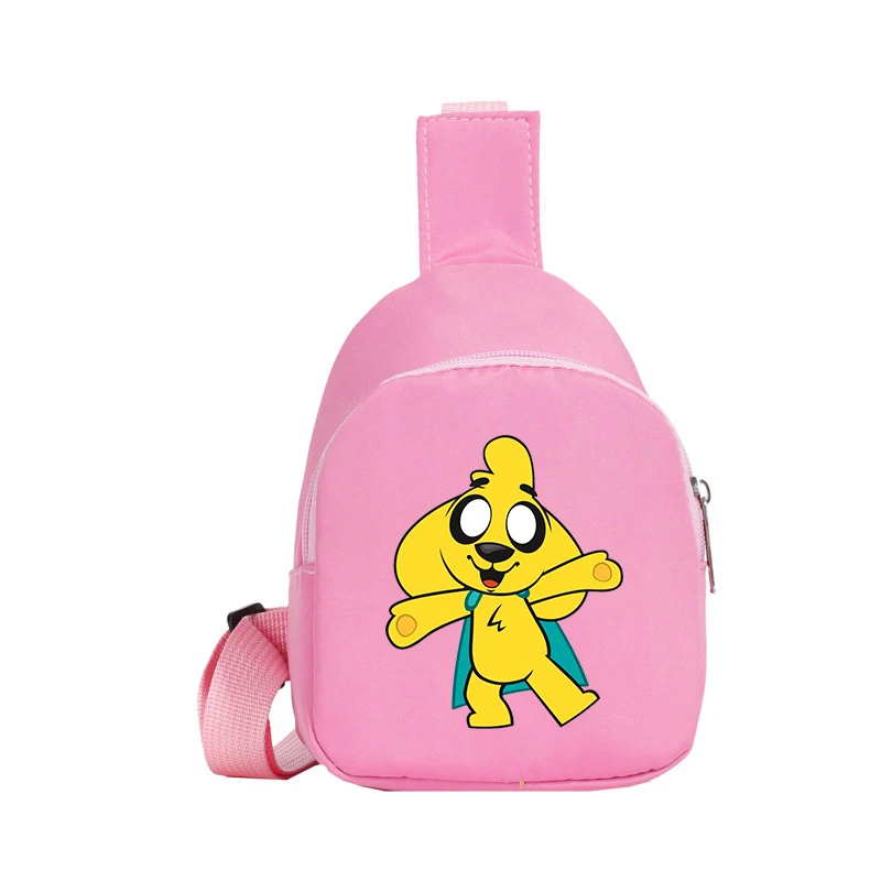 

Забавный Mikecrack, новая нагрудная сумка, подарок для маленьких девочек и мальчиков, милые мультяшные кошельки и сумки, детские легкие мини-сумки через плечо