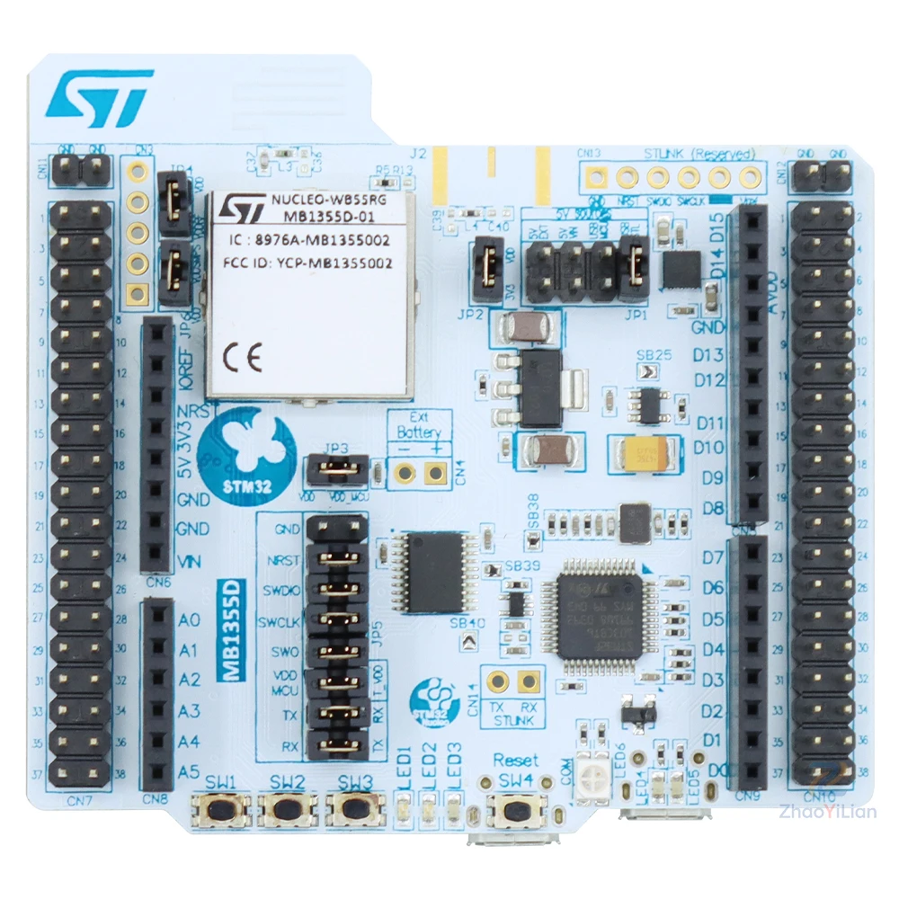 For NUCLEO-WB55RG STM32WB55RG BLE Zigbee Thread Multiprotocol Wireless Nucleo Board