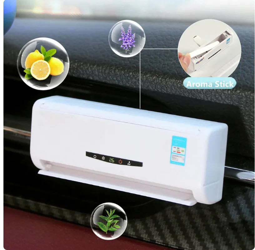 

Automobile solar energy air purifier mini air conditioner decoration aromatherapy machine durable fragrance decoration perfume