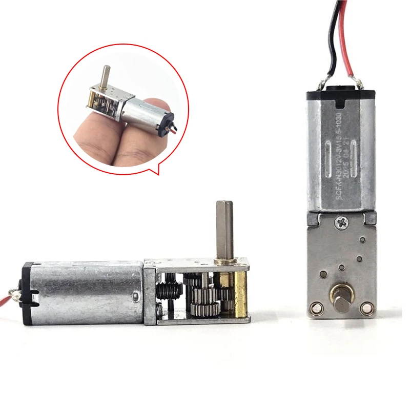 1 قطعة DC3V-6V 5 فولت 10 دورة في الدقيقة سرعة بطيئة كبيرة تخفيض عزم الدوران المحرك الزاوية اليمنى D-عمود سيارة روبوت صغير N30 علبة التروس المعدنية موتور تروس