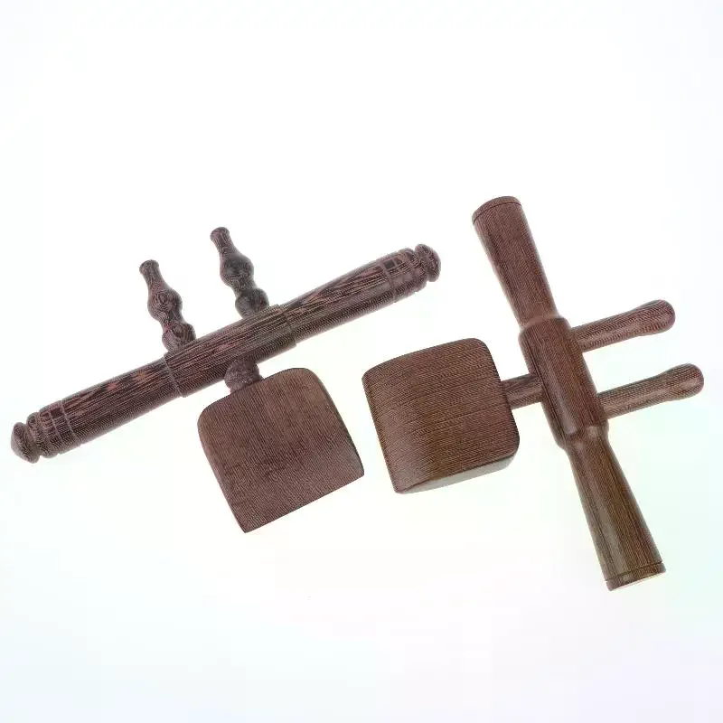 /Kuz/Open Back Tool Scraping Massage Guasha Rolling Stick Hand-Held Special Wenge Wood Massage Rolling Tools