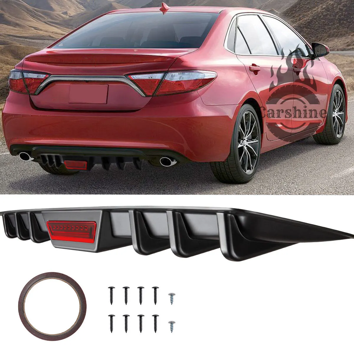 

Для Toyota-Camry_2015 автомобильный задний бампер, диффузор, спойлер, сплиттер, комплект кузова