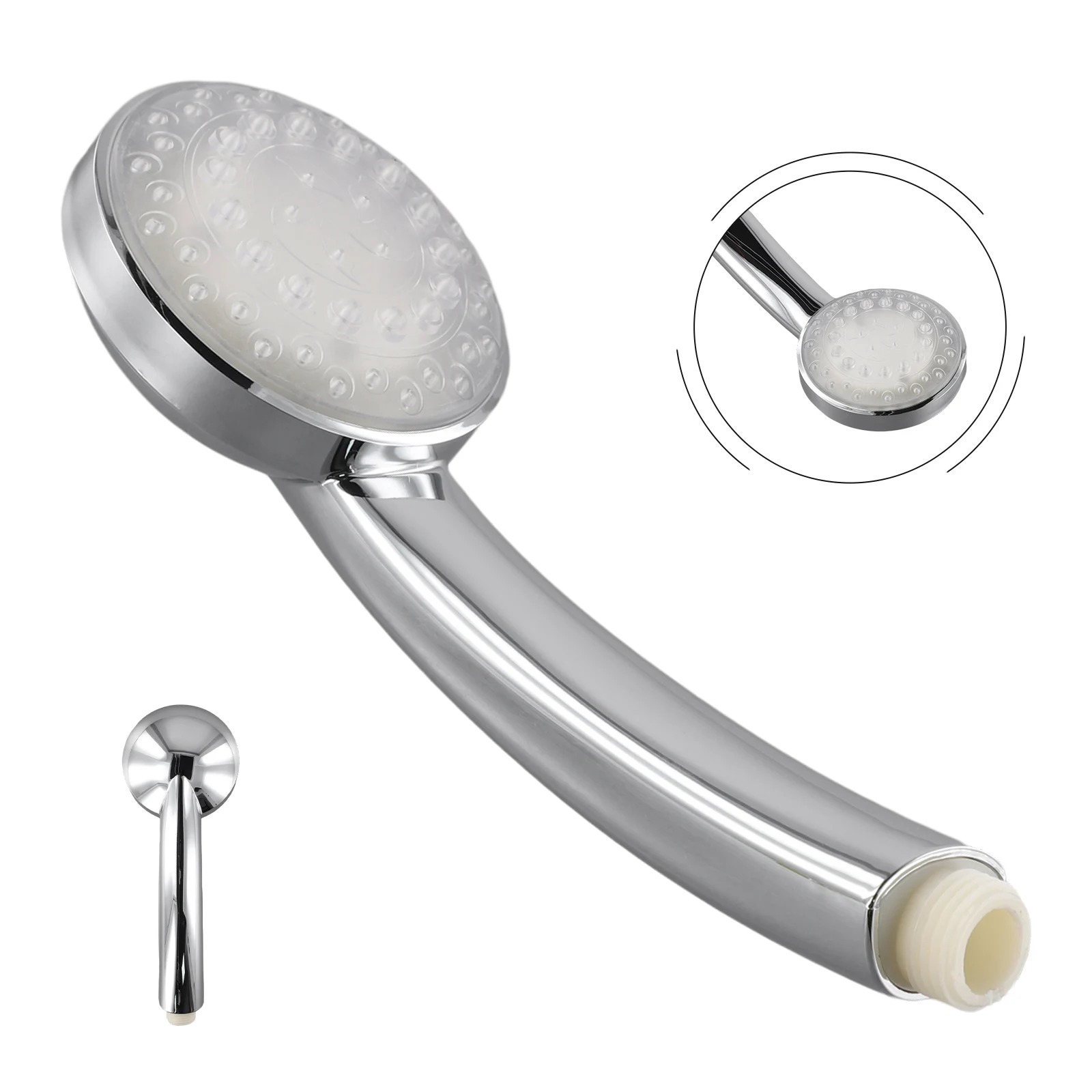 

Bathroom Accessory Set Dynamic Light Shower As Shown Color Changing Shower Temperature Retention Design Seven Colors LED System