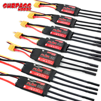 SURPASS HOBBY Flier 20A 30A 40A 50A 2-4S/ 60A 80A 100A 2-6S 32-bit Brushless ESC 5V/6V Switchable BEC For RC Airplane Helicopter