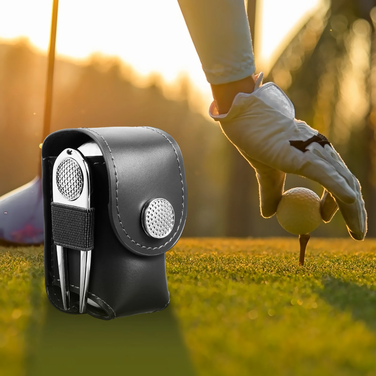 

1 Golf Tool Kit With Divot Tool Golf Tees Ball Holder Ball Set High Quality Portable Training Accessories For Indoor Office Use