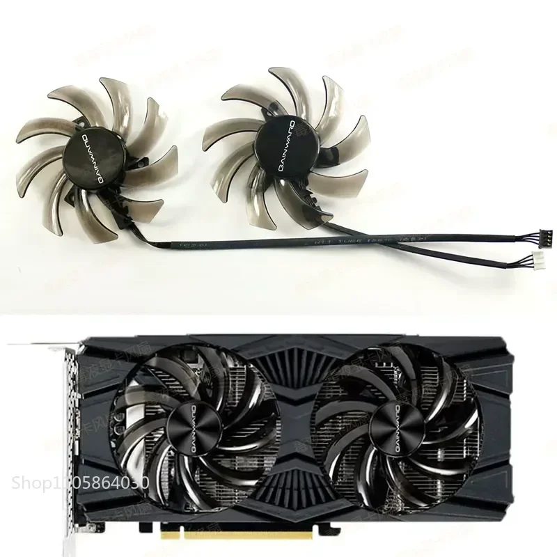 Cooling Fan for Gengsheng PNY Emtek Mingxuan GeForce GTX 1660S 1660 Ti RTX 2060 2070 Graphics Card