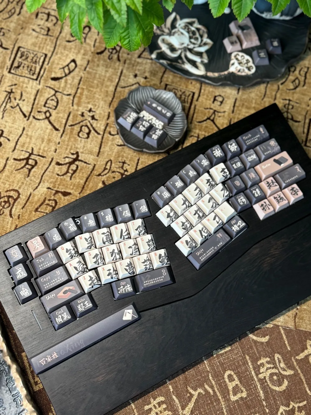 140 Keys/Set Chinese Style Family Names Themed Keycaps Dye-Sub PBT KeyCap Cherry Profile For Mechanical Keyboard Gaming Office