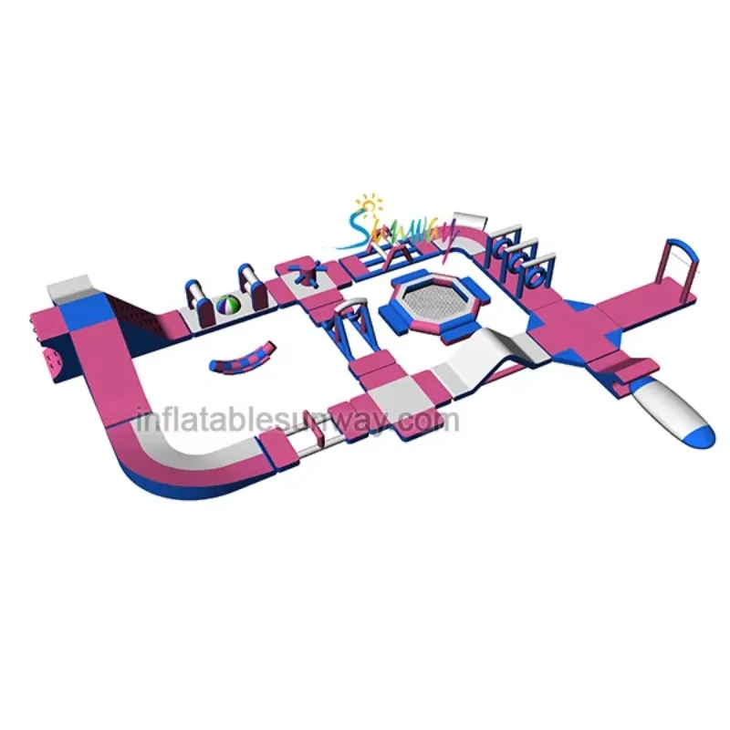 تصميم جديد في الهواء الطلق نفخ الملاهي المائية معدات الألعاب المائية مجنون المياه يطفو