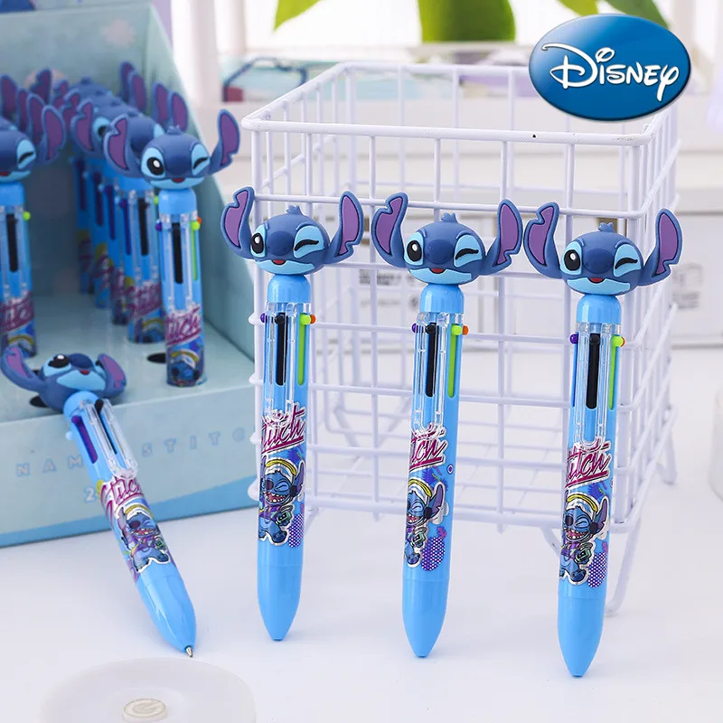 1/3pcs Disney Stitch 6 colours biros cartoon student supplies children's drawing pen doodle pen student school stationery gift