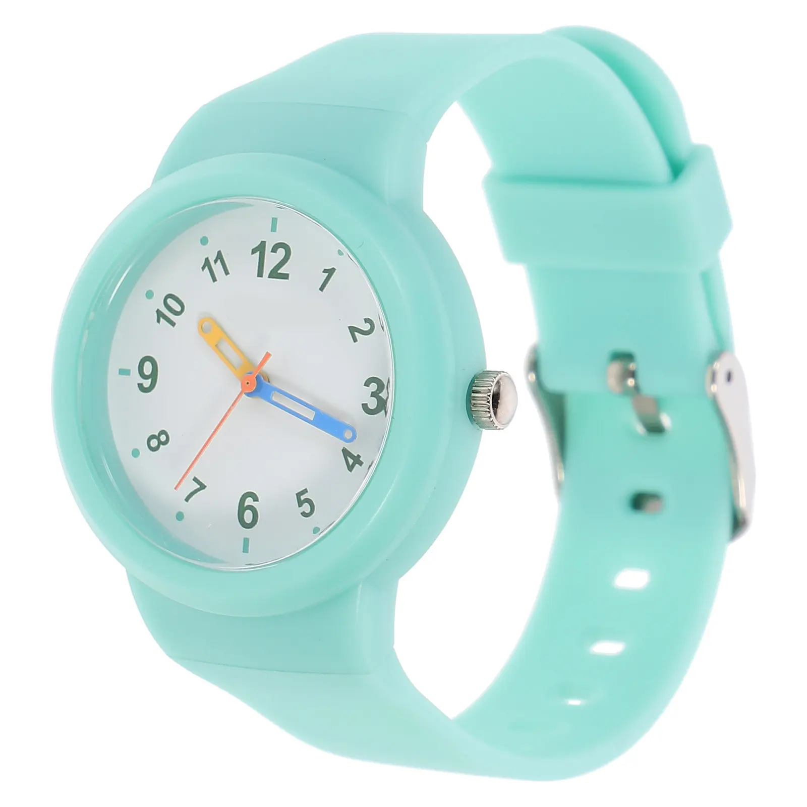 1Pcs Waterproof Children Wrist Watch Light Comfortable Stylish Kids Watch for School Exam Time Reading Safe Non Toxic Eco