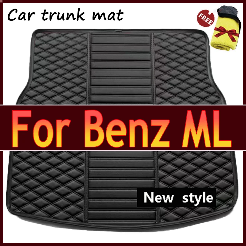 Car trunk mat for Benz ML class W164 2008 2009 2010 2011 cargo liner carpet interior accessories cover