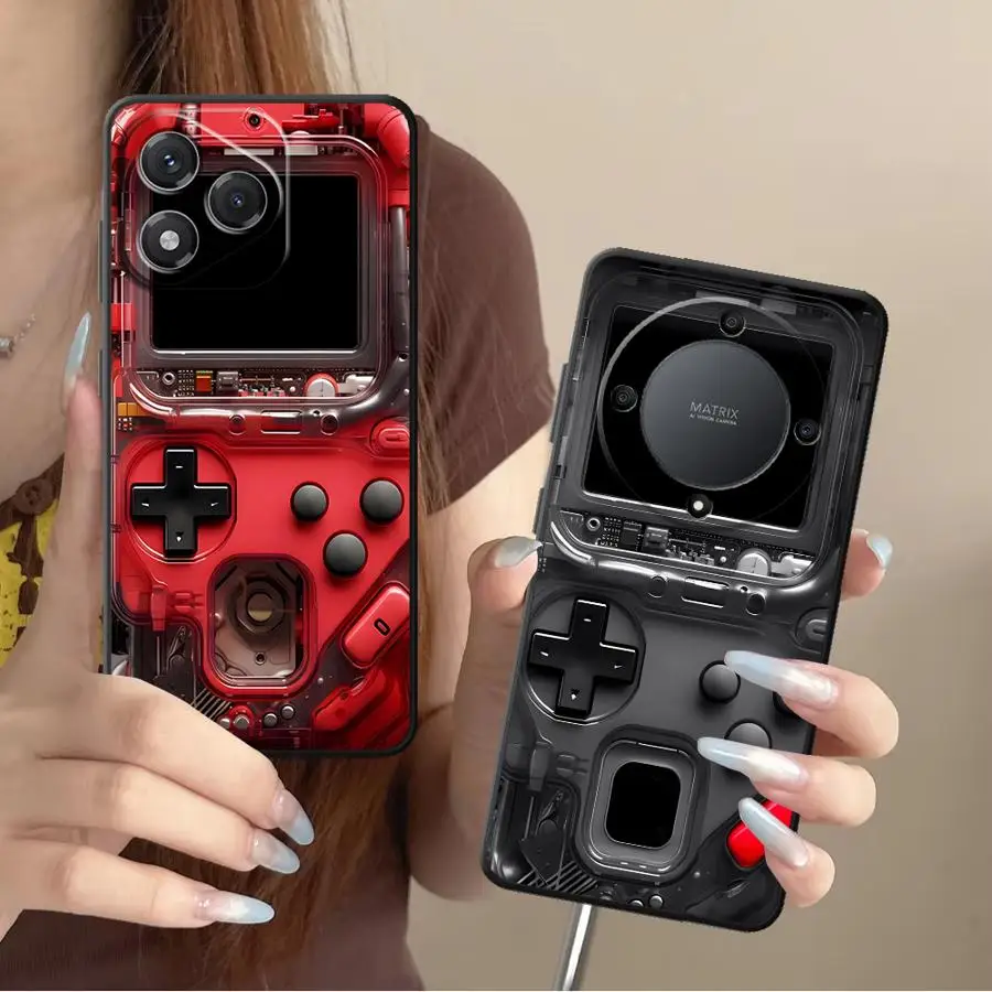 Retro Fun Game Console Case for Honor X7 70 X5b X9a Magic5Lite 200 400 Lite X8 90 X6 8X Funda Phone Cover