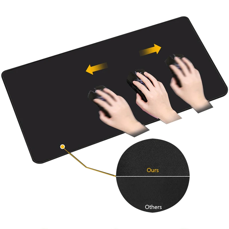 Imagem -03 - Grande Onda Mouse Pad para Gamer Tapete de Mesa de Borracha Tapete de Mesa Original Xxl 100x50cm