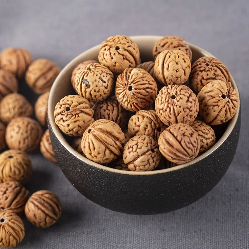 Wholesale Wild Small Walnuts Cervical Vertebra Pillow Filling Materials Wenwan Hand String Brain Patterns Small Walnut Materials