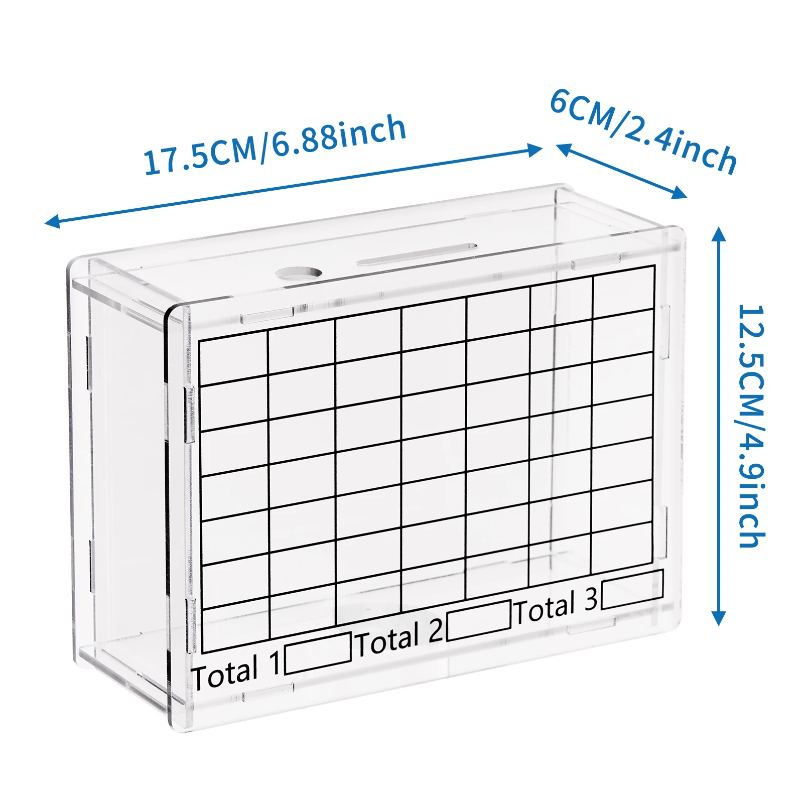 Acrylic Piggy Bank Record Amount Splicing Piggy Bank